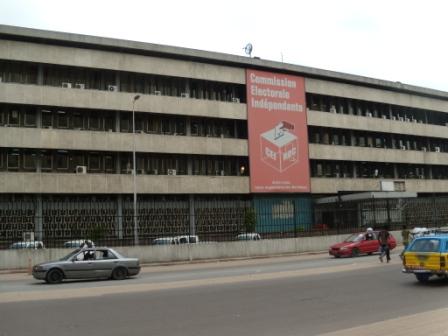 Independent Electoral Commission headquarters in Kinshasa